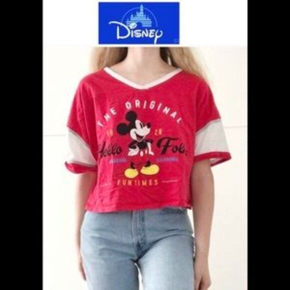 DISNEY Mickey Mouse original hello Folks T-shirt Sz M - Picture 11 of 11